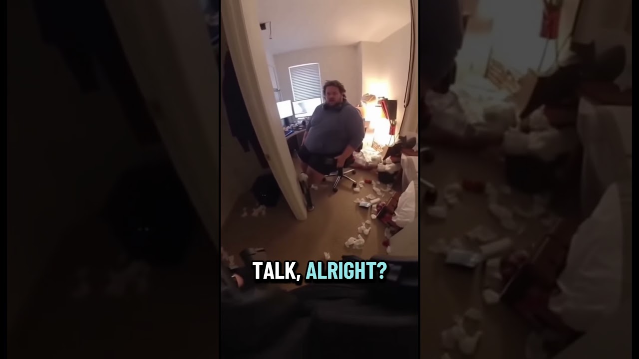 Parents call cops after son refuses to leave home🤬 #son #gaming #parents #cops #police