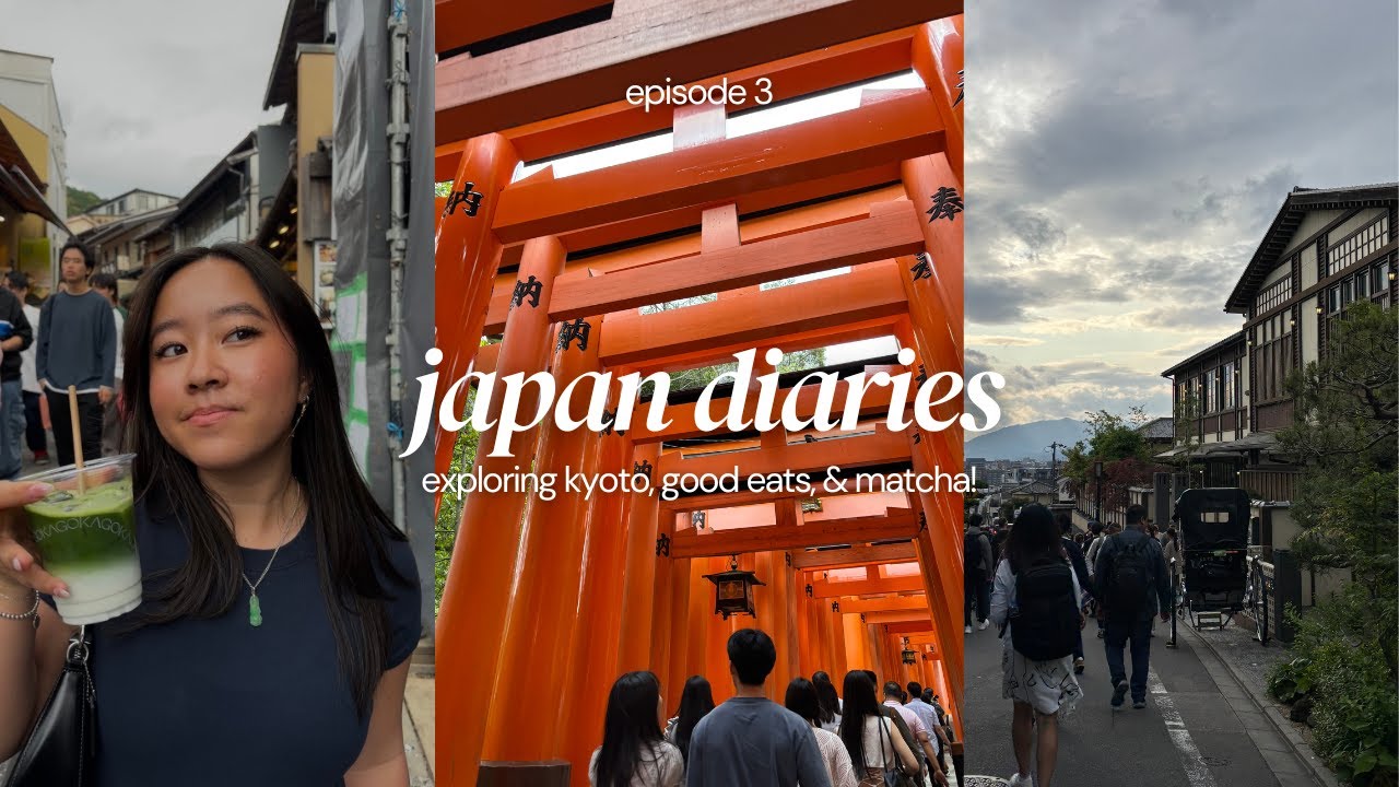 japan diaries ⋆‧°𓏲ּ𝄢 exploring kyoto, good eats, and matcha