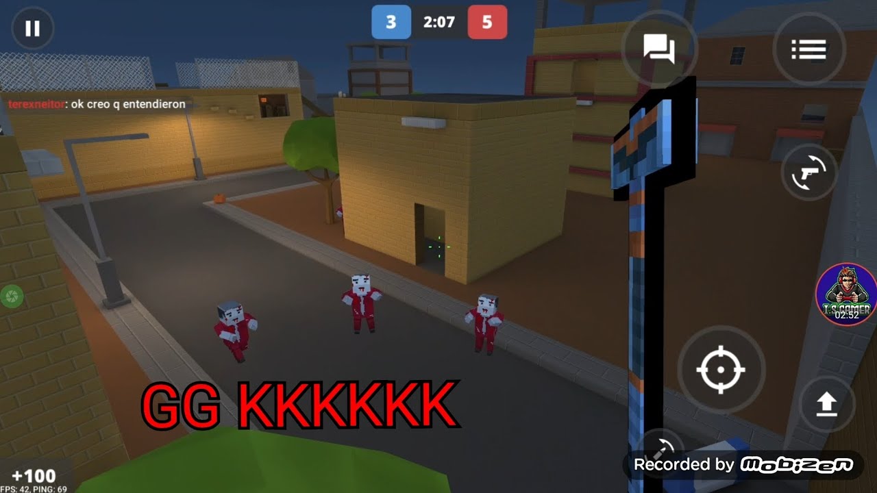 apelei demais KKKKKK | Block Strike, - Sobrevivência Zumbi - (mapa Playground)