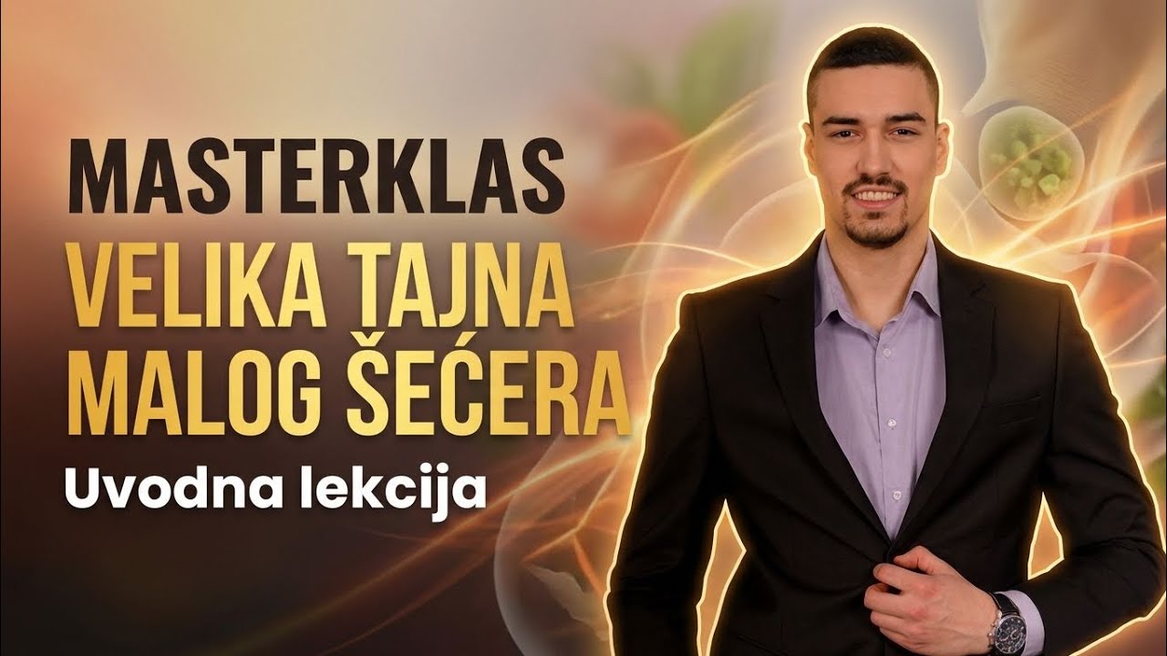 Uvodna lekcija Masterklasa o šećeru - pročitaj opis videa👇