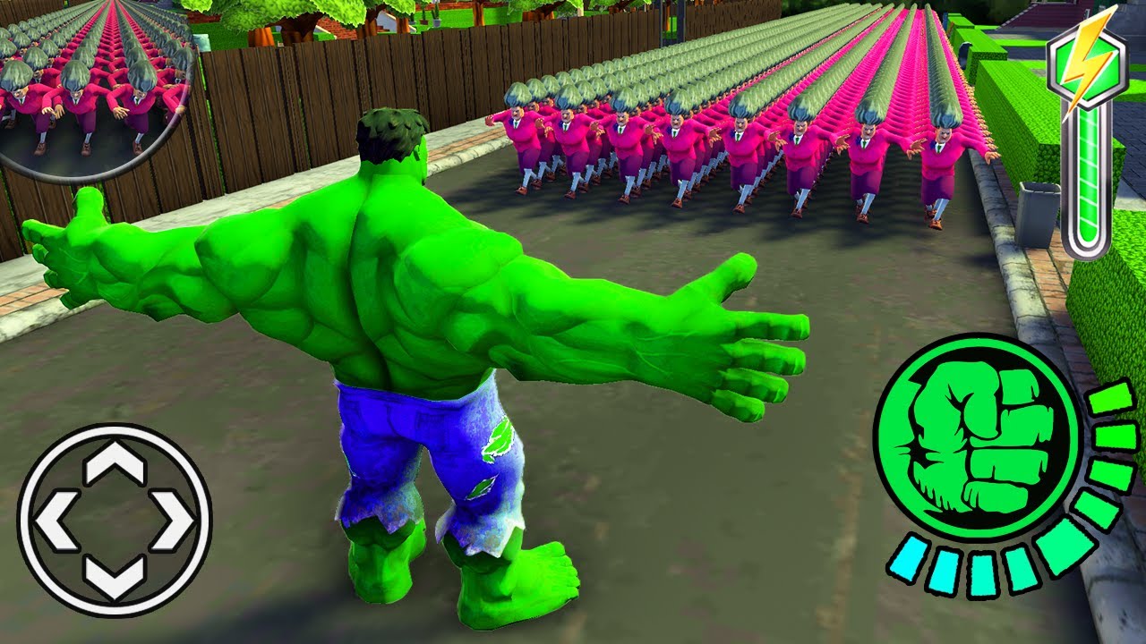 Playing as Hulk VS Miss T Army Clones in Scary Teacher 3D