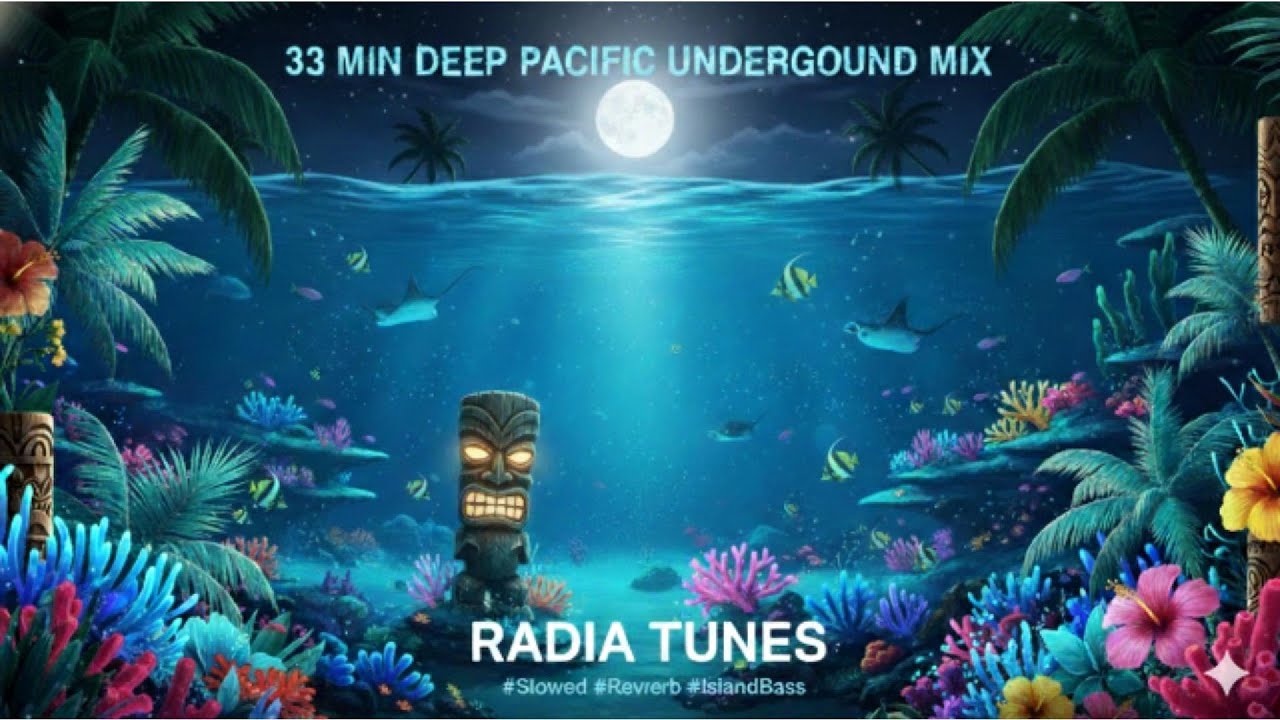 DEEP PACIFIC RADIO 🌴 Chill Tropical Mix [Slowed + Reverb] • Island Vibes 2026