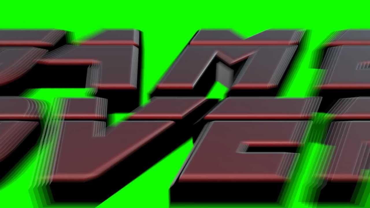 Round 1 Video Game Title - Green Screen Animation