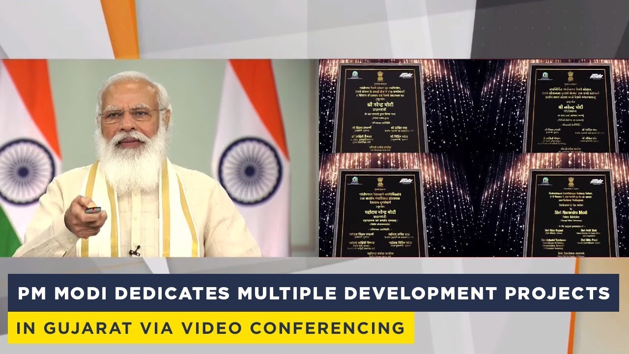 PM Modi dedicates multiple development projects in Gujarat via video conferencing