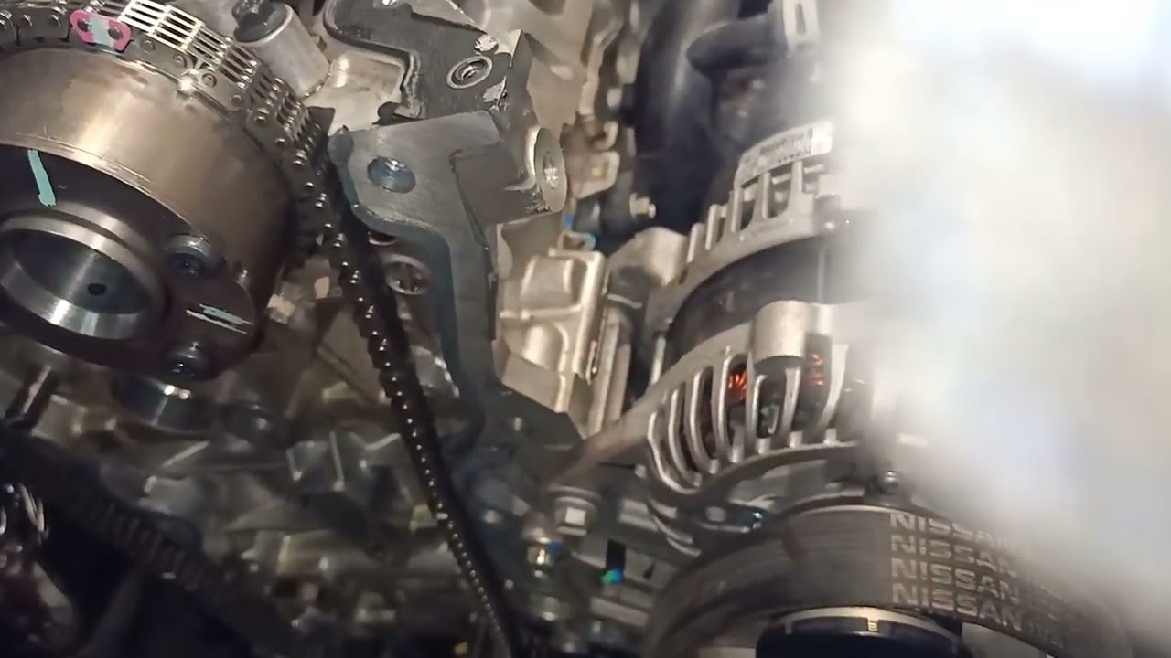 how to set timing chain (Nissan Almera) watch this video