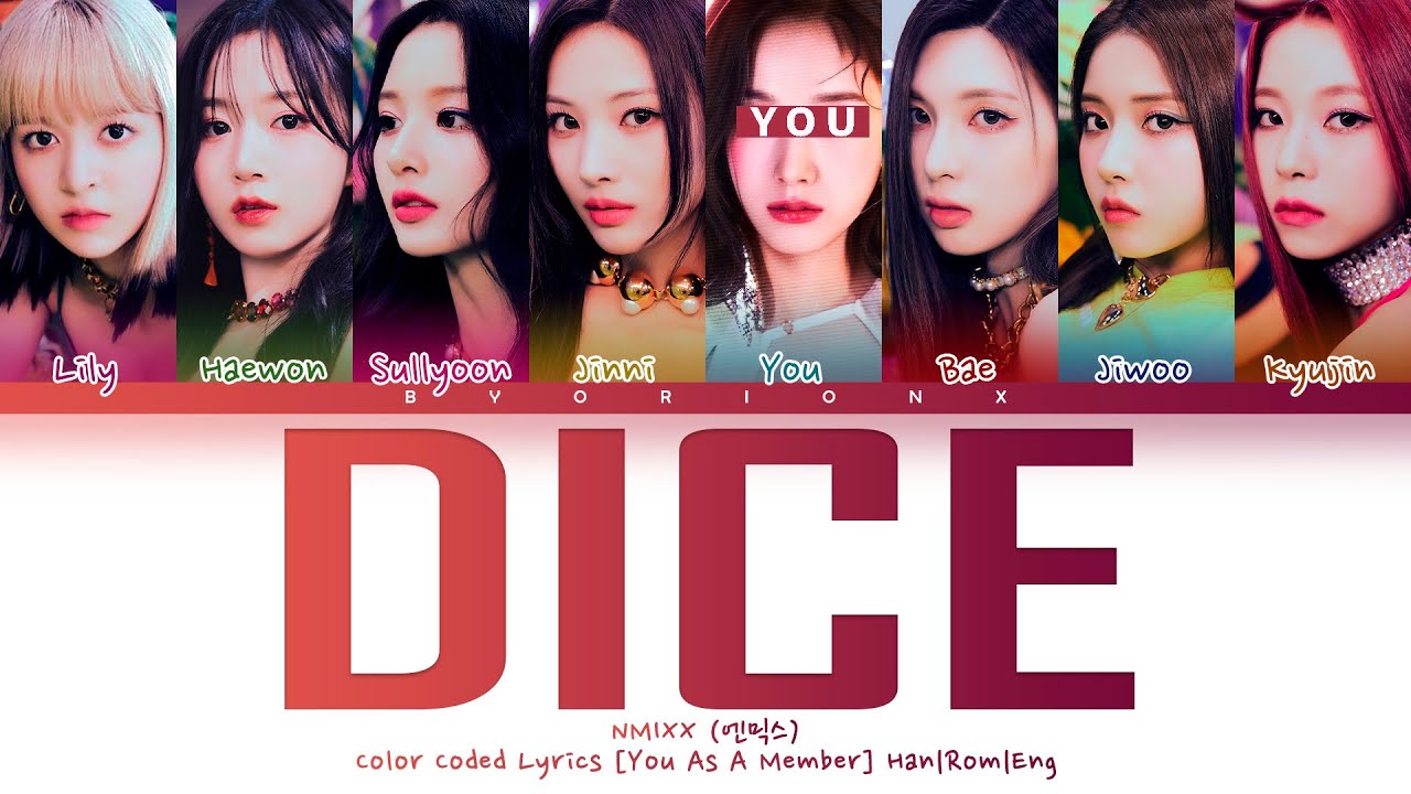 NMIXX (엔믹스) 'DICE' - You As A Member [Karaoke] || 8 Members Ver.