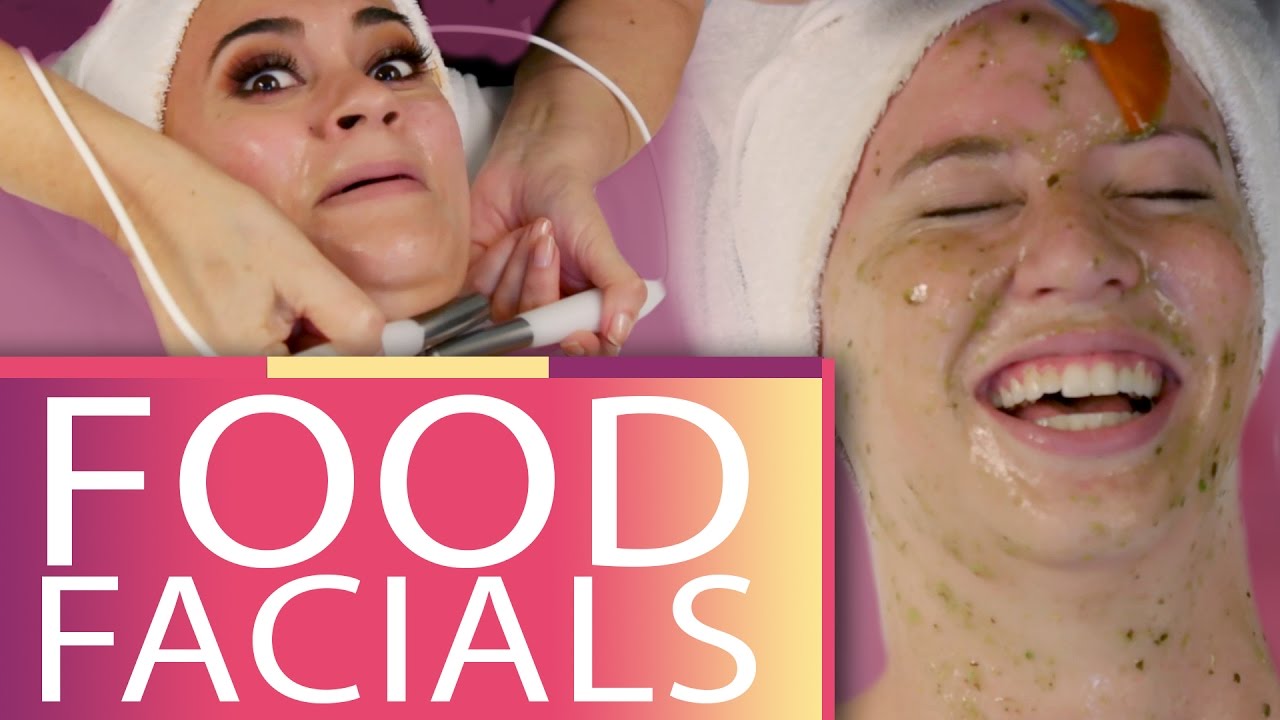 Edible FOOD Facials?!  (Beauty Trippin)