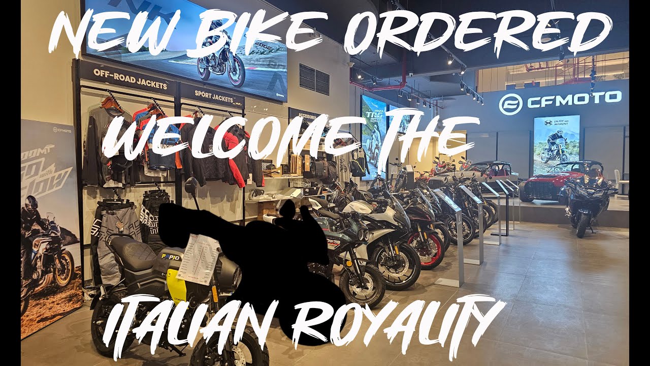 1st Motorcycle Ordered in Qatar || Sports Tourer || Italian Royality