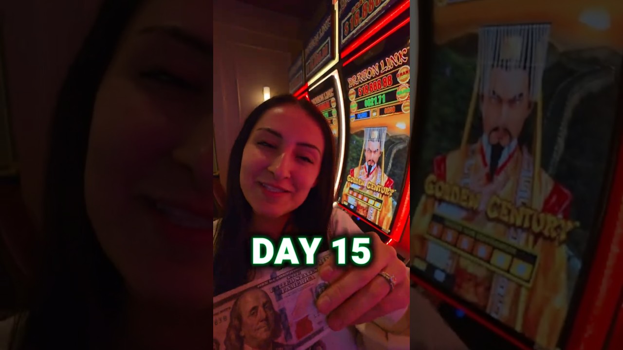 SHE IS ON FIRE! Maxed Out Grand On Dragon Link: Day 15 #casino #slots #slot
