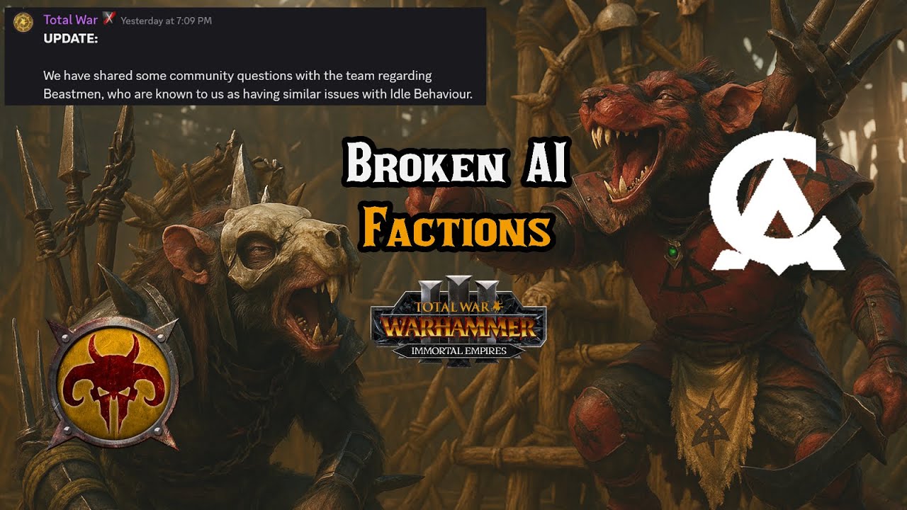 Full List of BROKEN AI Factions CA Should Fix! - Total War: Warhammer 3 Immortal Empires