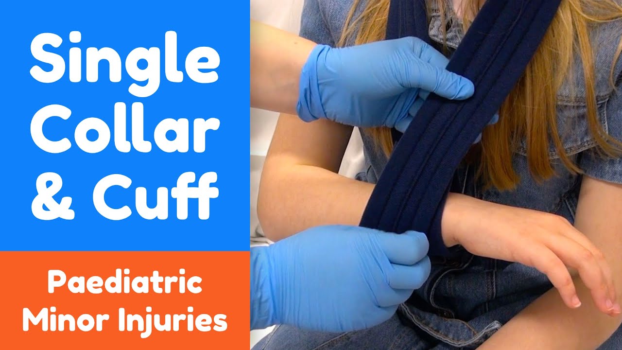 How to apply a Single Collar and Cuff for a child