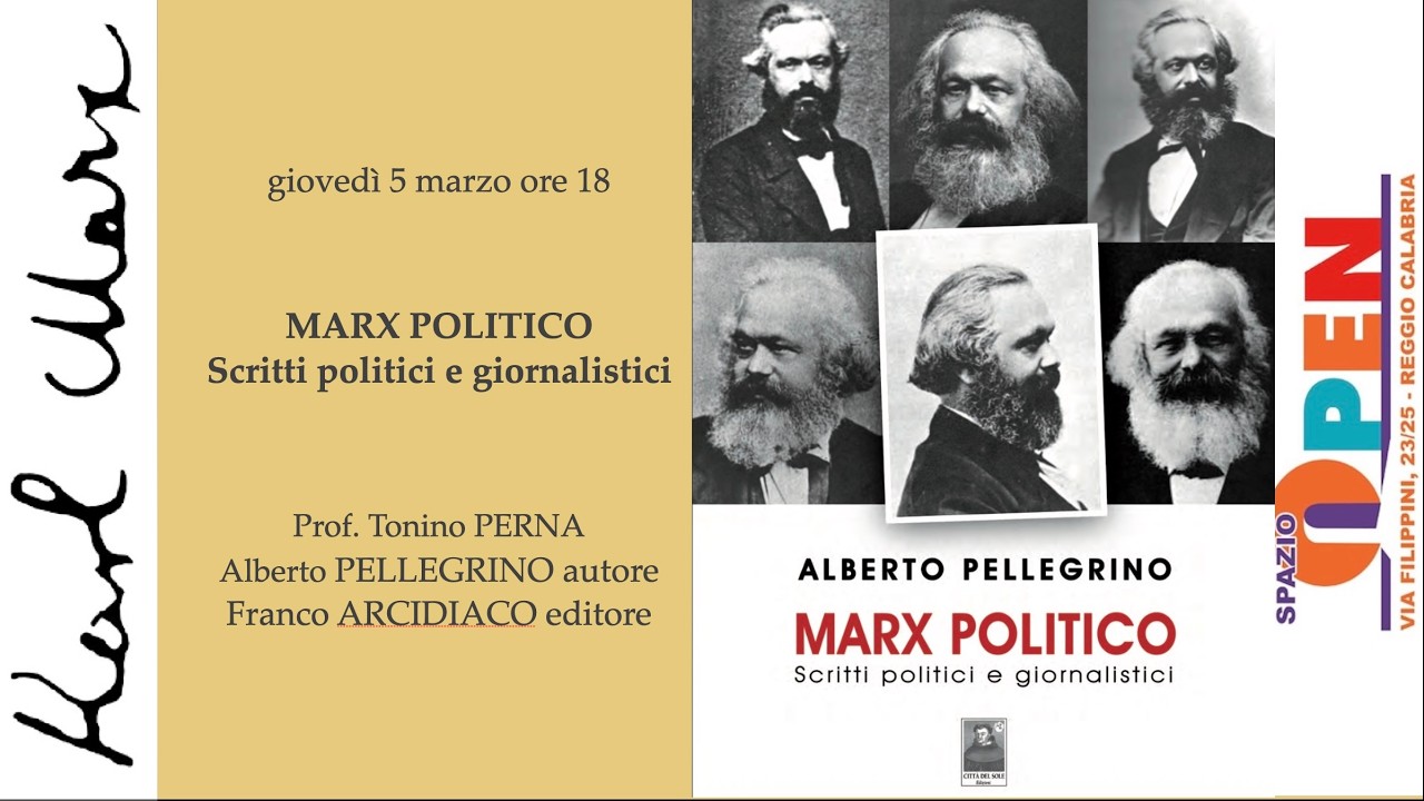 presentazione a Reggio C. di Marx politico, scritti politici e giornalistici