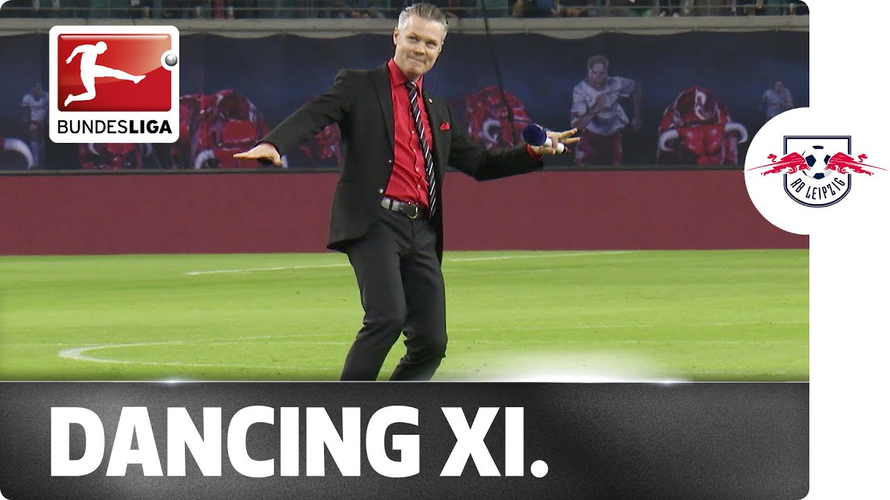Stadium Announcer Dances Out the Line-Up