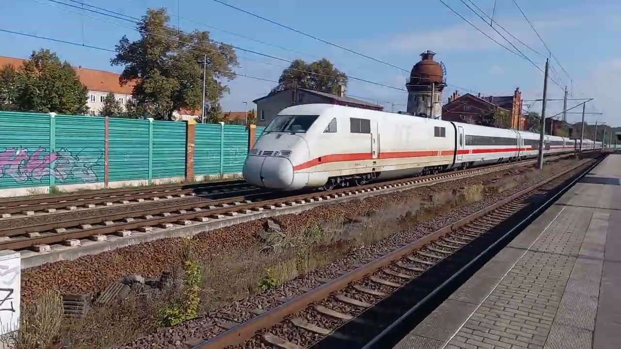 Täglicher  Bahn Betrieb im Bahnhof Rathenow am 01.10.2025