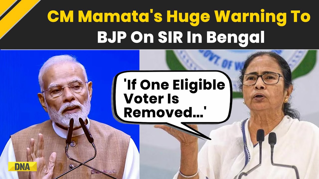 West Bengal News: 'If One Eligible Voter Is...' CM Mamata Banerjee Warns BJP, ECI Over SIR In Bengal