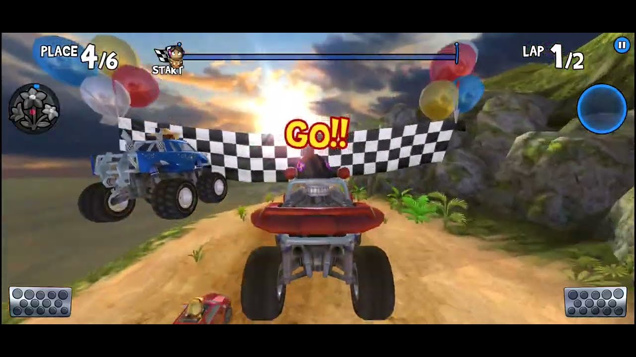 MELAWAN DISCO JIMMY EPIK SEKALI #beachbuggyracing #games 