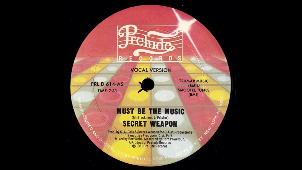 Secret Weapon - Must Be the Music(1981) (karlmixclub extended remix)