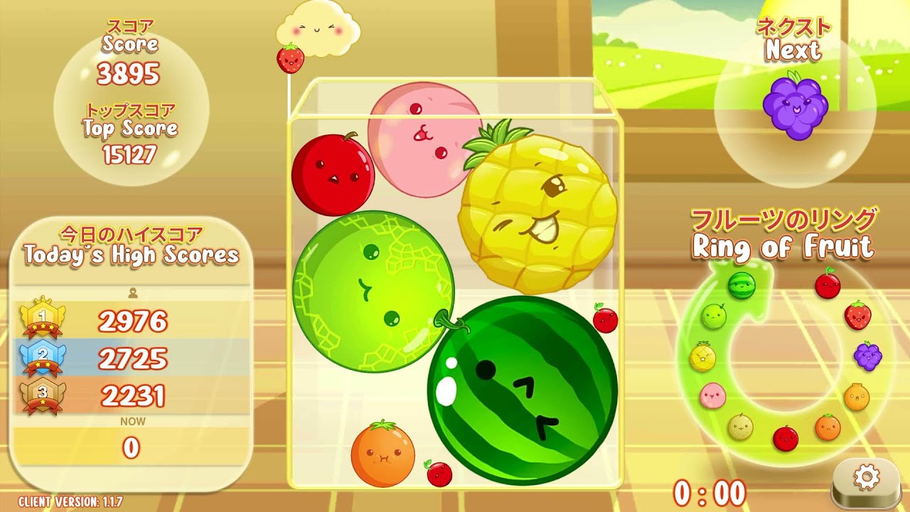 【スイカゲーム】🍊🍉 ついに3000点超えの超高得点をゲット！#688