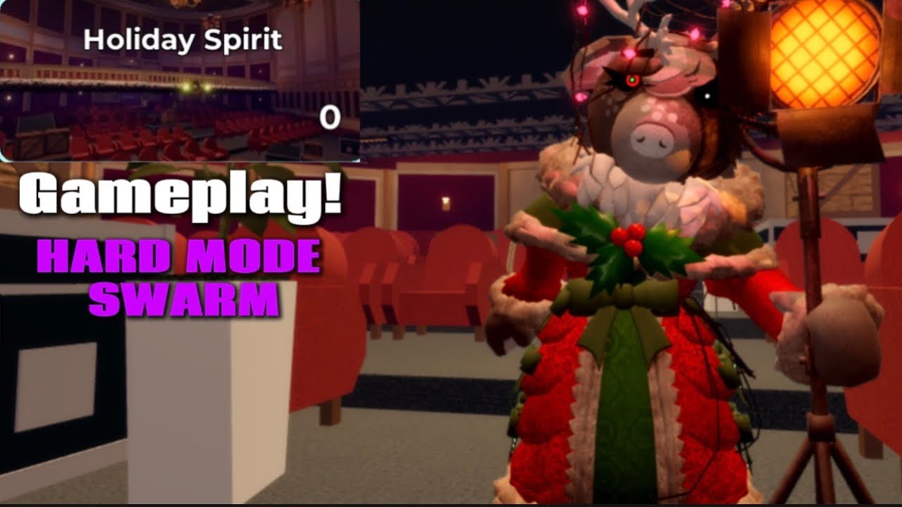 Roblox Piggy: Holiday Spirit Chapter Gameplay! (Hard Mode + Swarm)