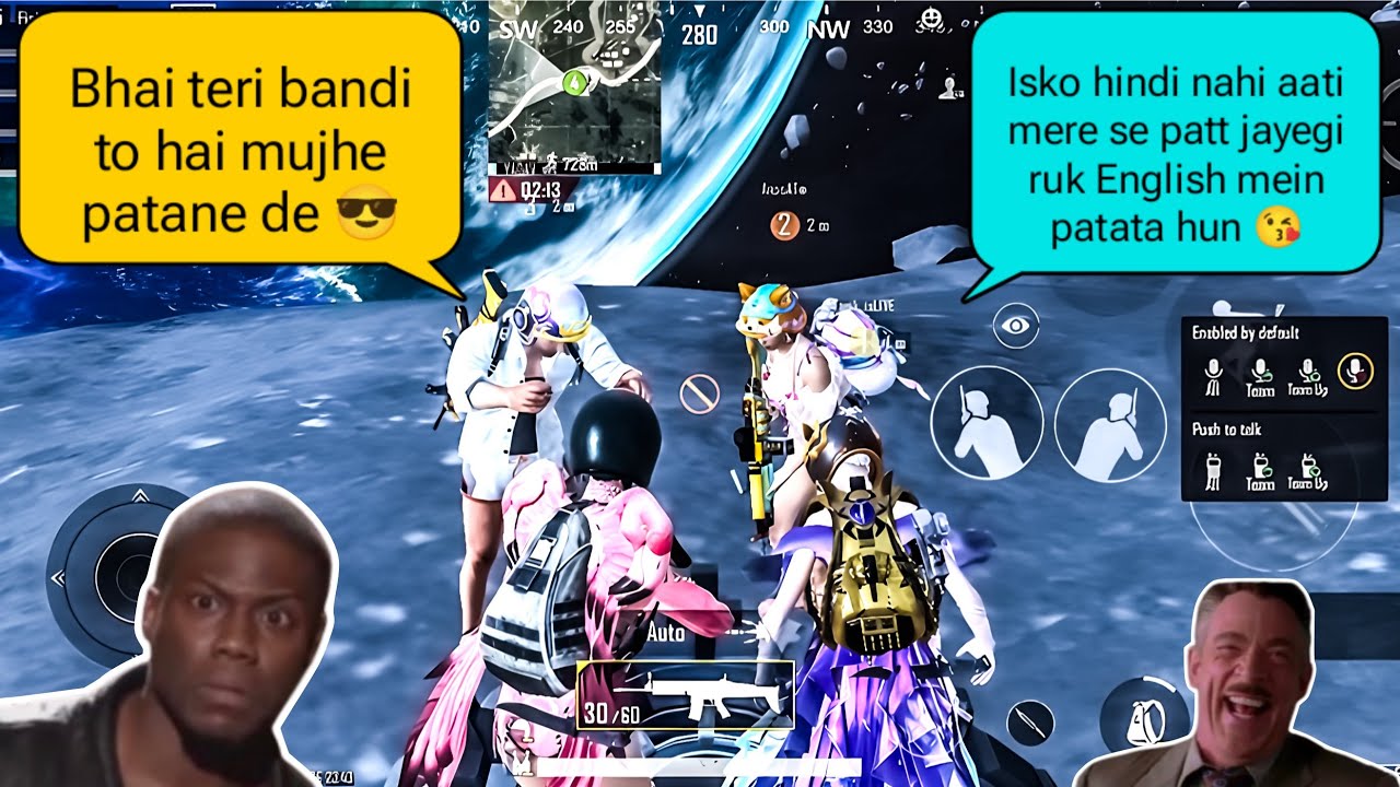 GIRL VOICE PRANK WITH🔥 3 RANDOM PLAYERS IN BGMI 😂 | FUNNY TROLLING
