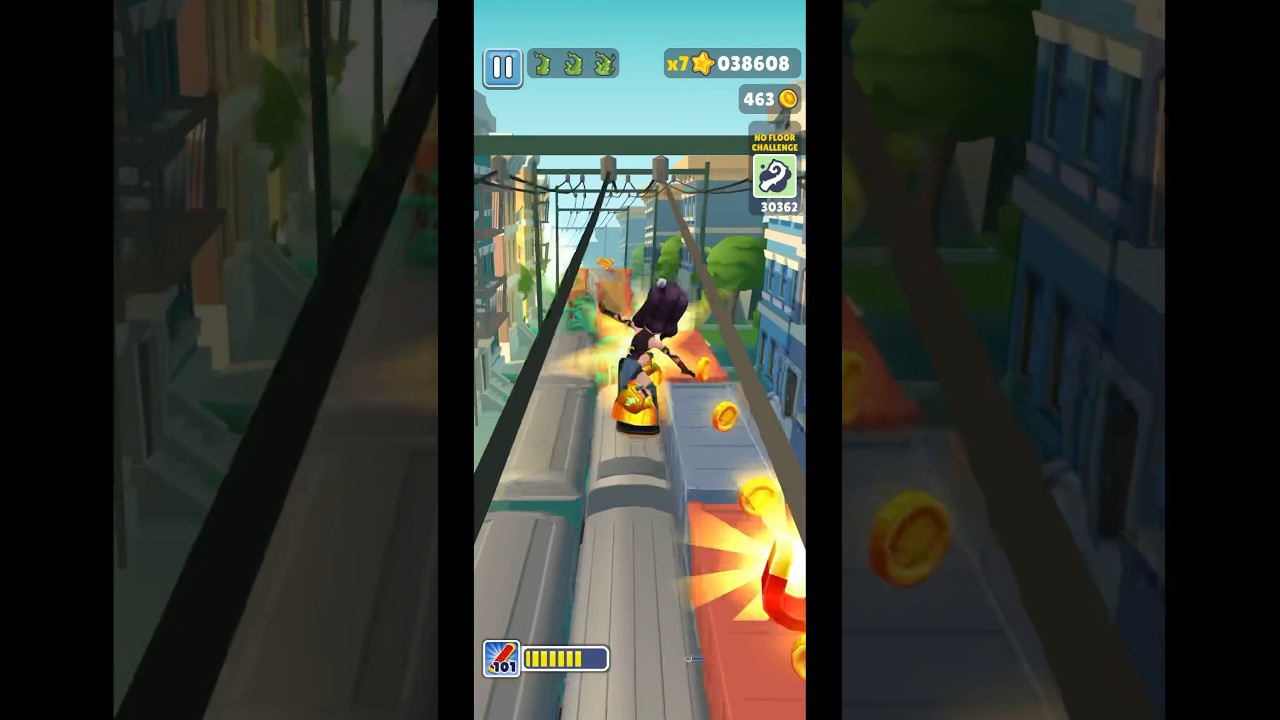 No floor challenge (subway surfer)