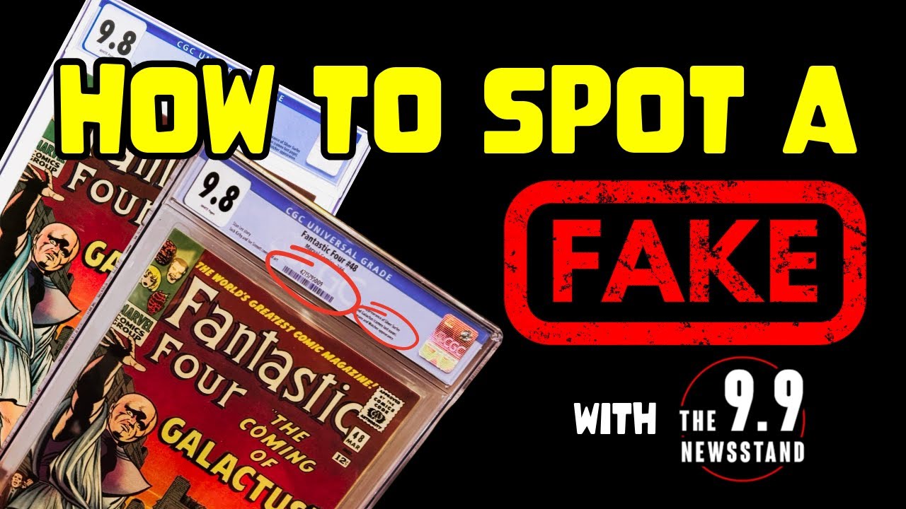 Comic Book Scam EXPOSED? How FAKE CGC Labels Are FOOLING Buyers