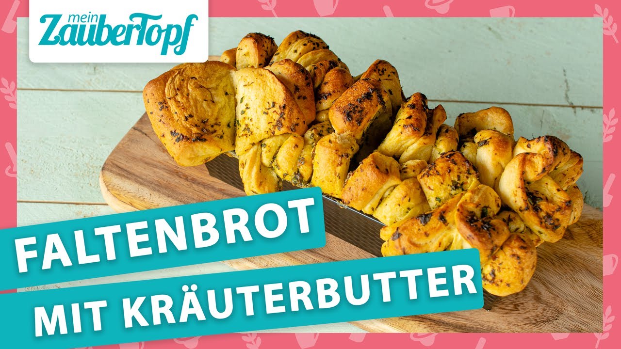HIGHLIGHT Beilage im Thermomix® 🤩 Faltenbrot mit Kräuterbutter ✨