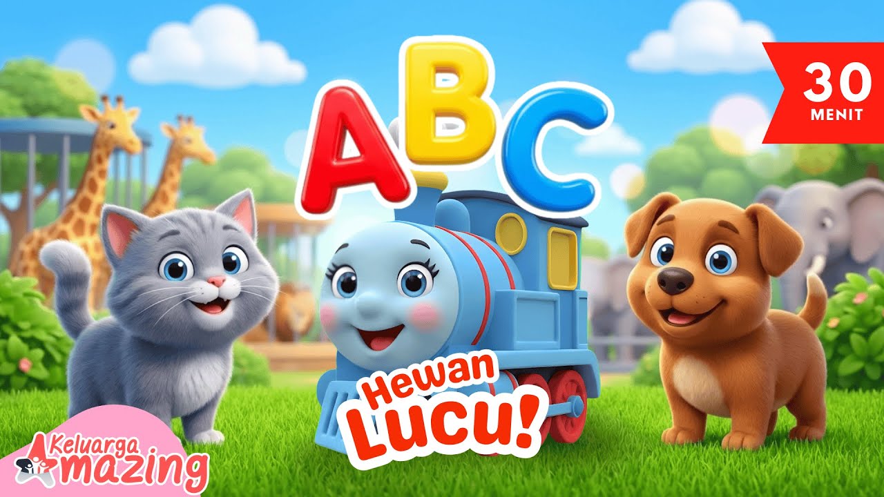 Belajar Huruf A–Z & Nama Hewan Lucu untuk Anak PAUD & TK 🔤🐶 | Video Edukasi Anak Usia Dini