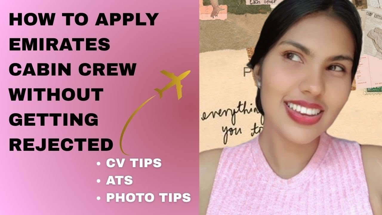 How to Apply for Emirates Cabin Crew Without Getting Rejected | CV, ATS & Photo Tips ✈️📸