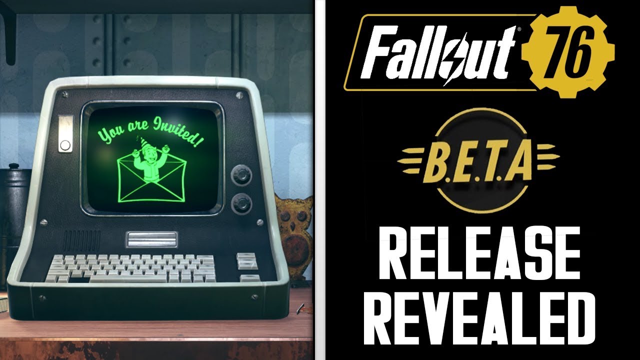 Fallout 76 BETA RELEASE DATE REVEALED
