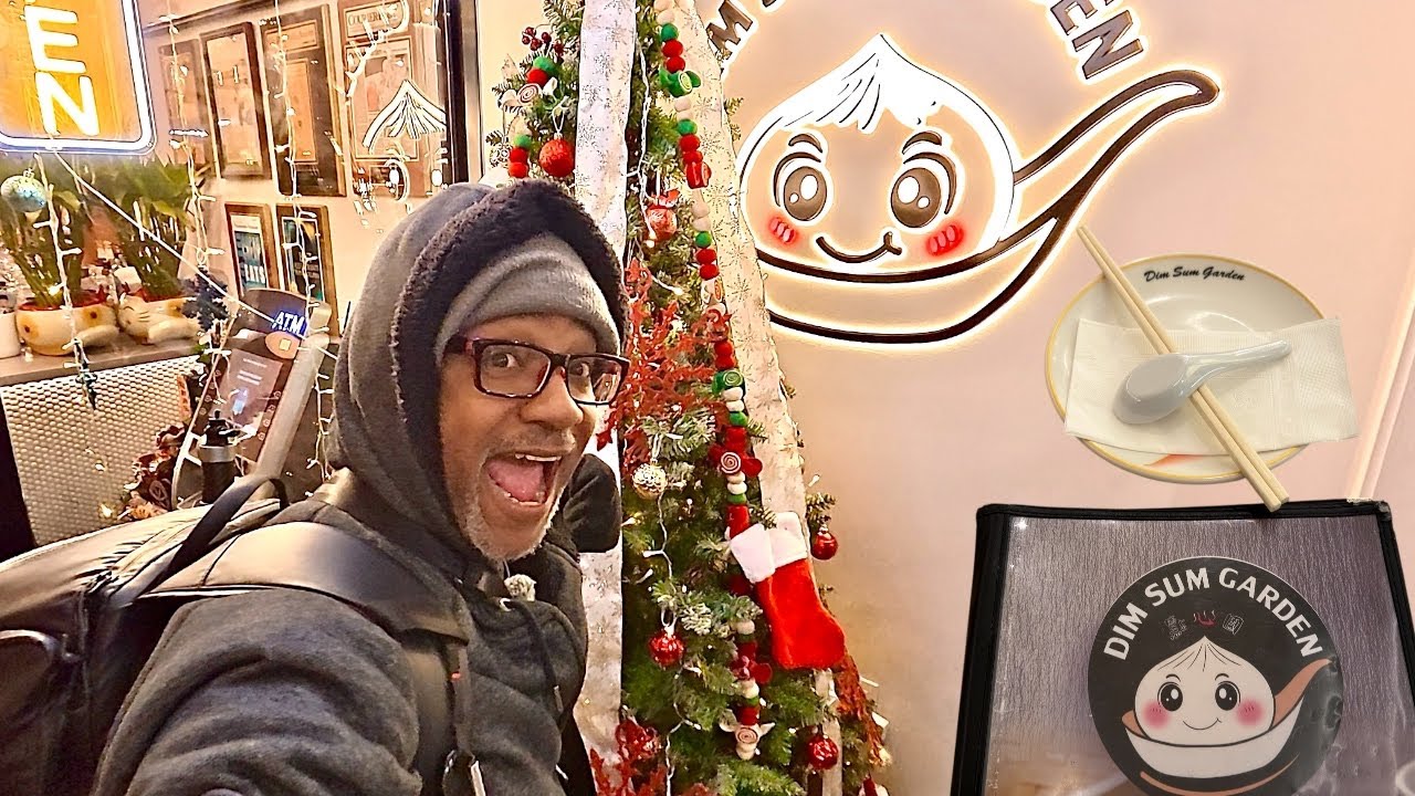 Dim sum garden Philly vlogmas dumplings