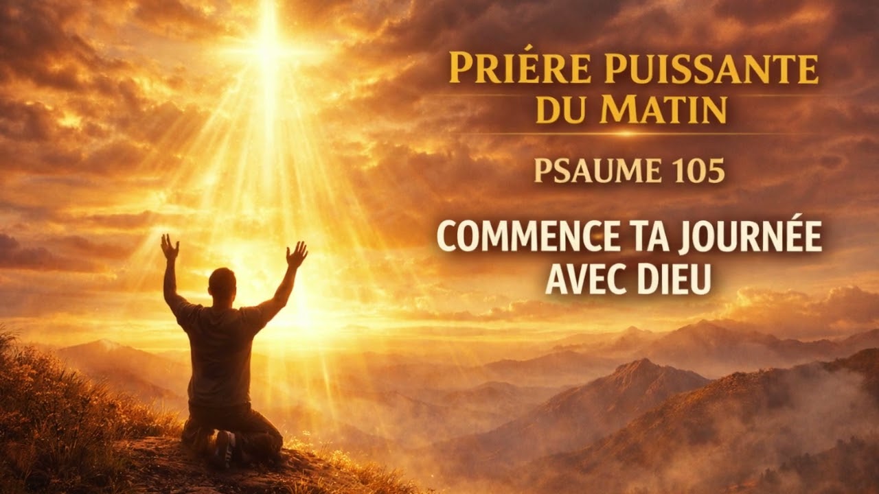 PRIÈRE DU MATIN PUISSANTE | Commence ta journée avec Dieu – Psaume 105