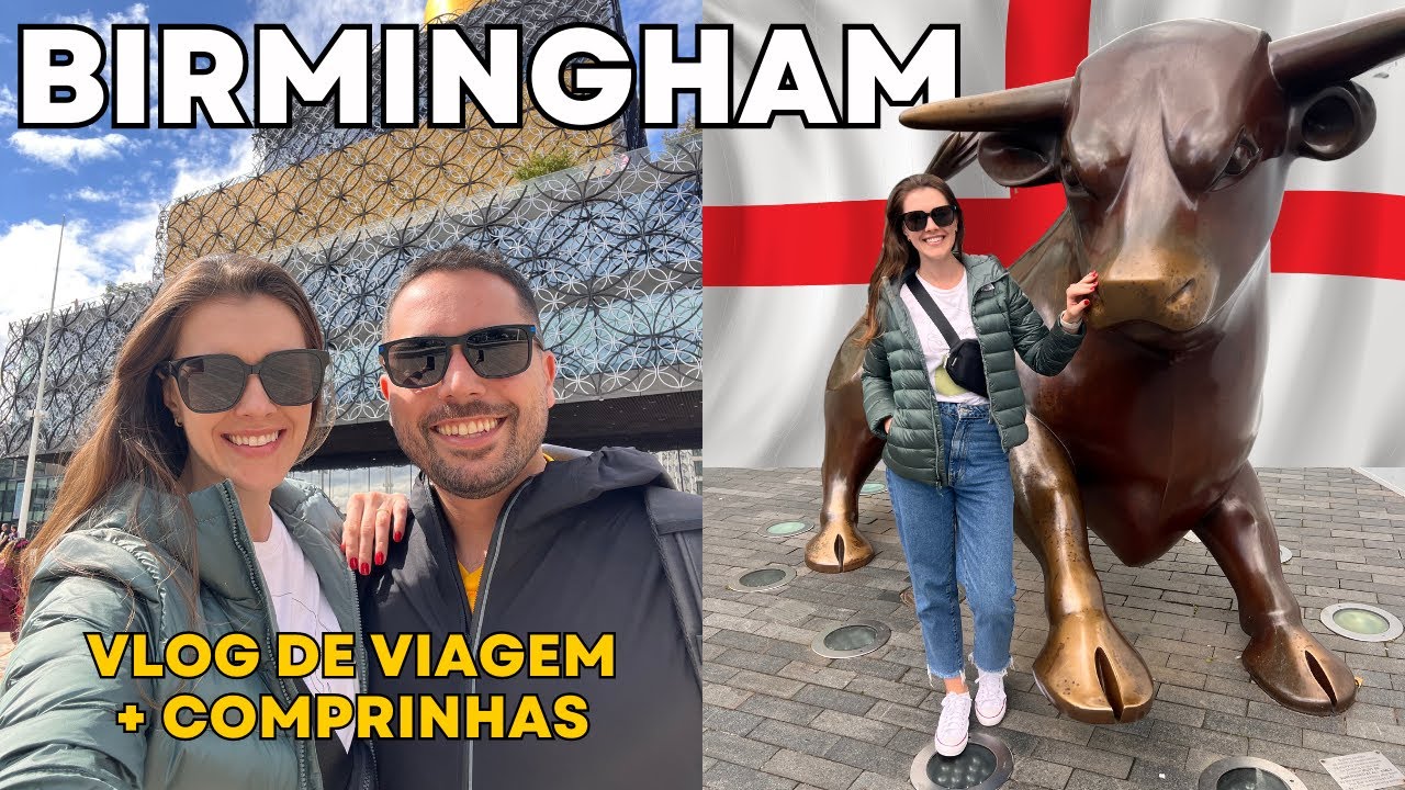 1 Dia em Birmingham 🏴󠁧󠁢󠁥󠁮󠁧󠁿 a maior Primark do mundo, Peaky Blinders, comprinhas farmácia + livraria