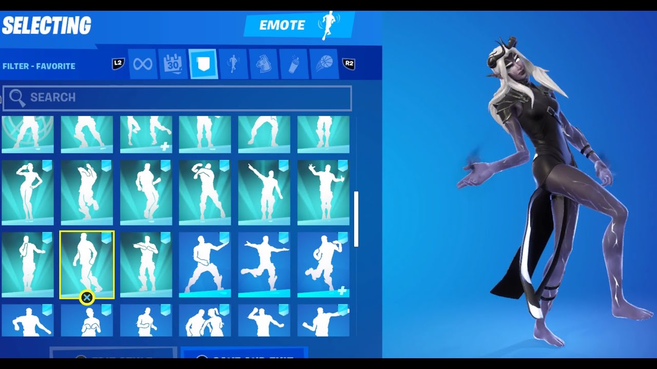 🔴NEW!🔴 ETHERIA Skin! ALL FORTNITE ICON SERIES Emotes & TIKTOK Dances| Dance Locker(New 1000th Skin!)