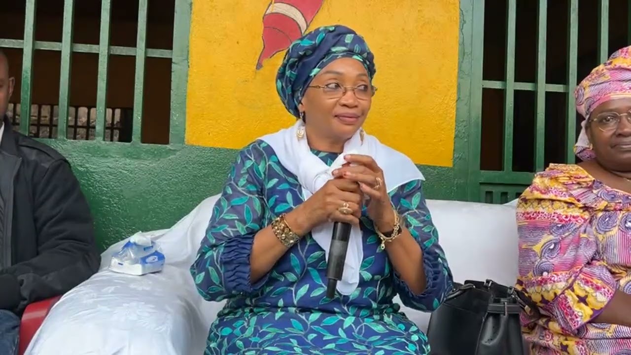 L’arrivée de la maman nationale Hadja Halimatou Dalein Diallo à Dabompa plateau