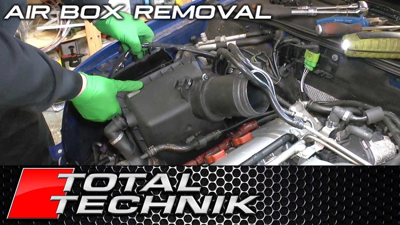 How to remove Airbox - Audi A4 S4 RS4 - B6 B7- 2001-2008 - TOTAL TECHNIK