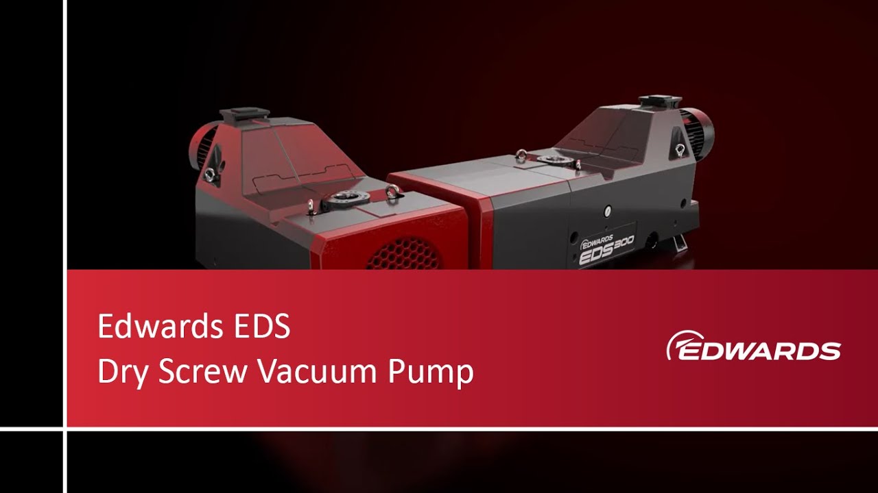 EDS dry screw vacuum pump. State-of-the-art dry vacuum technology made simple.