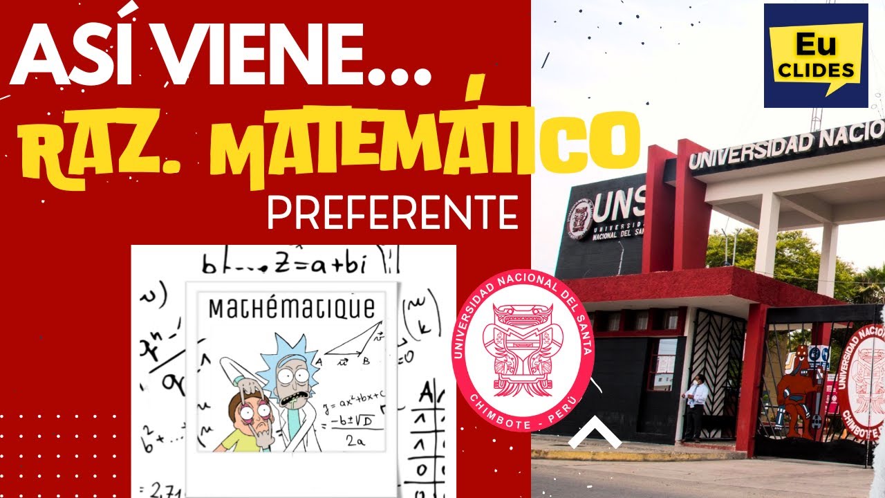 🔴 Solucionario RAZONAMIENTO MATEMÁTICO 🔢 Examen preferente UNS 2024 2 Universidad Nacional del Santa