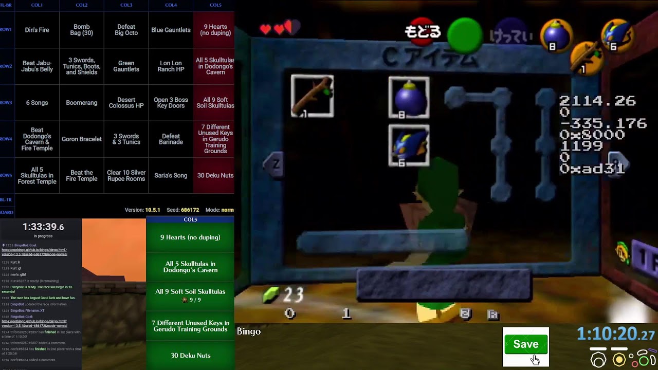 OoT Bingo