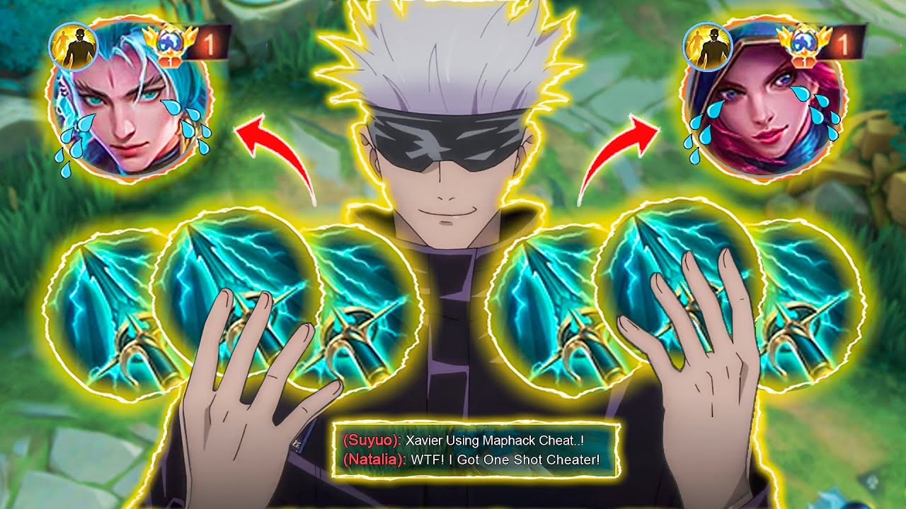 TOP 1 GLOBAL XAVIER 1 HIT BUILD! 999% DAMAGE HACK? WTF DAMAGE!! 😱 (CHEAT?) | XAVIER BEST BUILD 2024