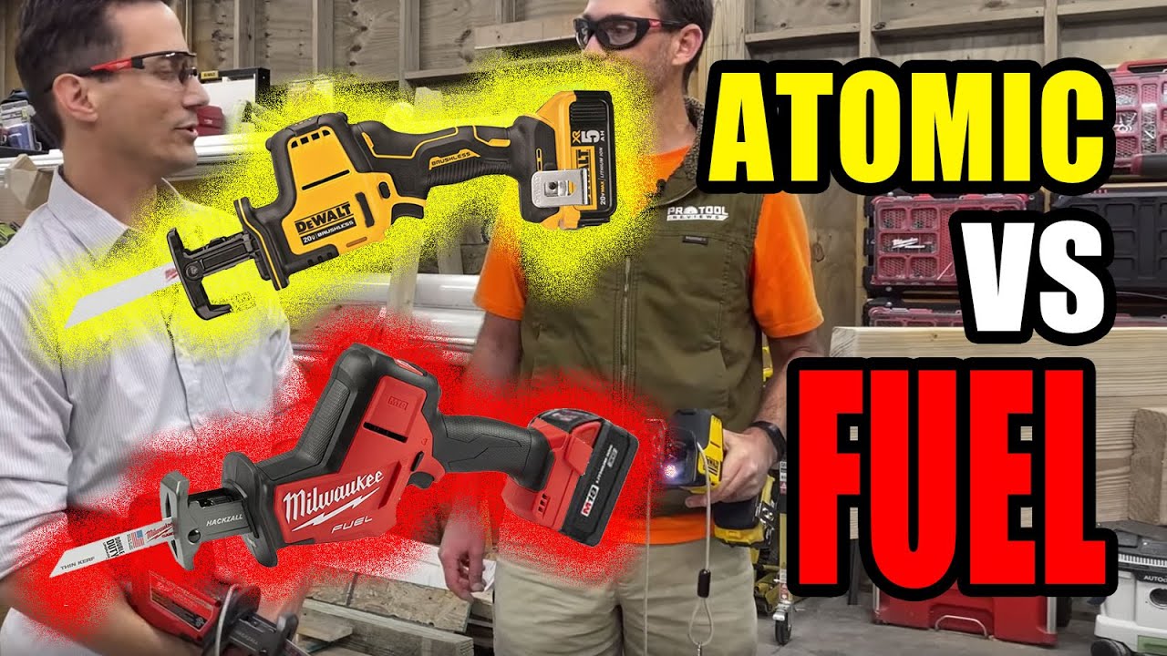 DeWalt Atomic Reciprocating Saw vs Milwaukee M18 FUEL Hackzall | Thursday Throwdown