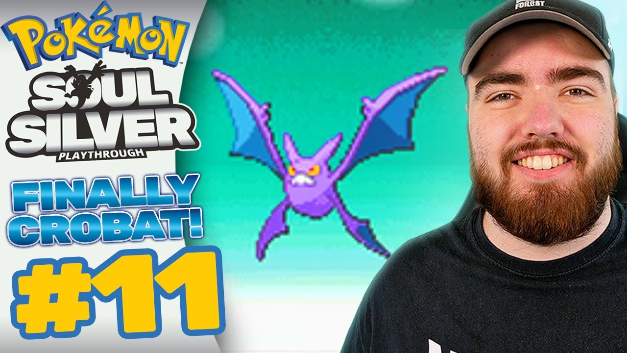 Golbat Evolves into Crobat FINALLY! (Pokémon Soul Silver Playthrough #11)