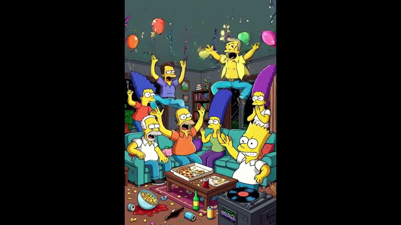 Simpsons enjoying the best time of their life. 