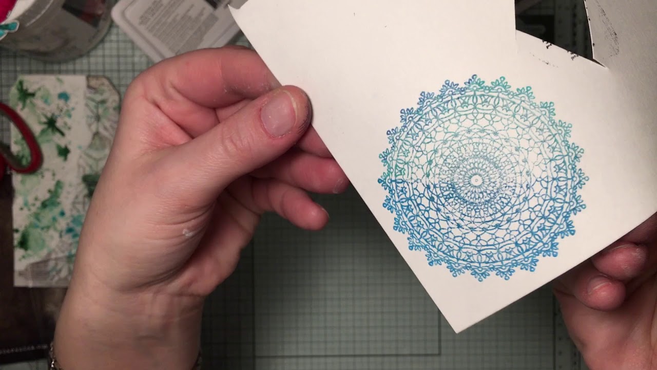 Mixmedia vintage tag by Aga Baraniak