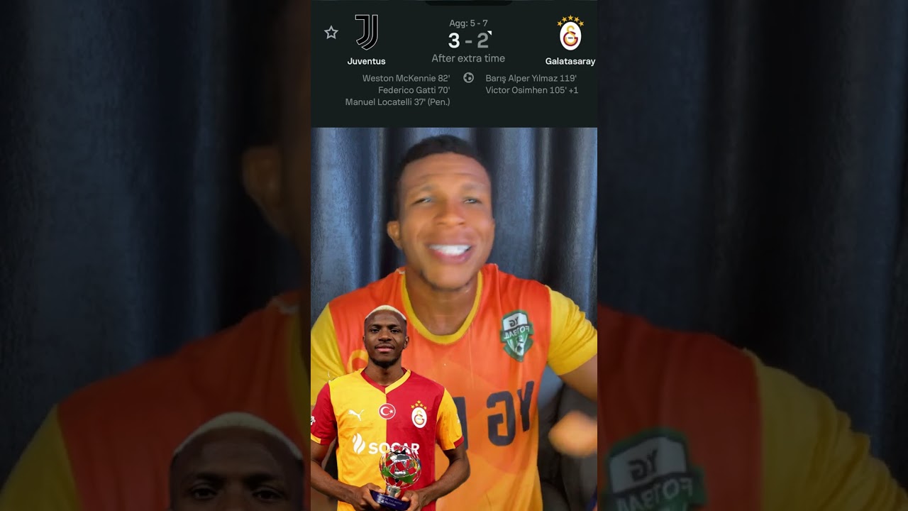 A lot of you guys misunderstood my post about Victor Osimhen and Galatasaray vs Juventus.