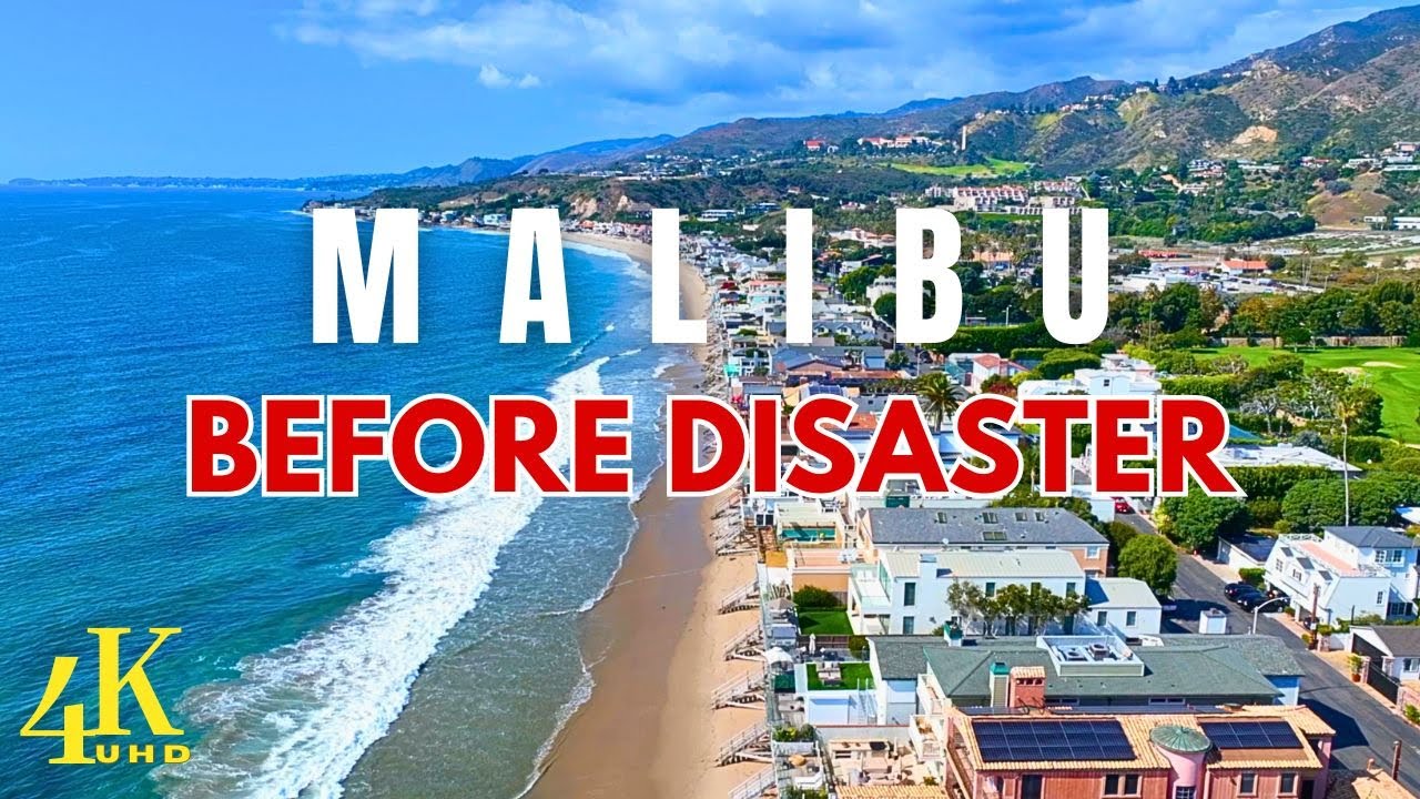 Malibu, California , USA 🇺🇸 4K ULTRA HD Drone Footage | Before Wildfire