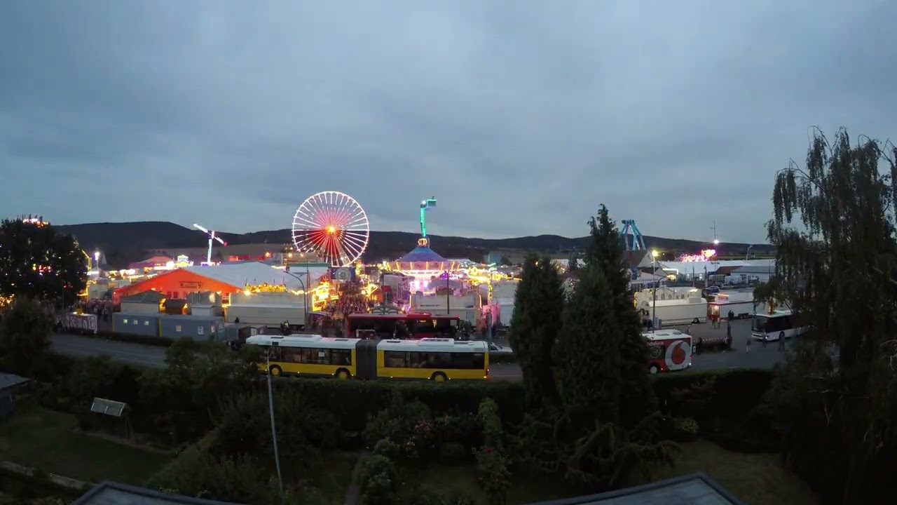kirmes 450 Jahre Blasheimer Markt.kirmes Aufbau Spielzeit & Abbau Zeitraffer.