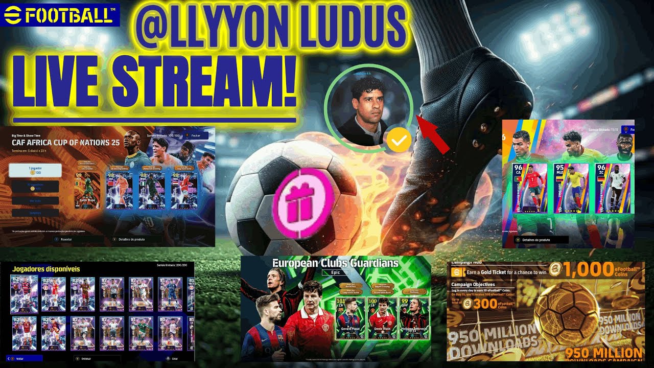 🔥 AO VIVO [Efootball 2026 PC APP Xbox]. Pós atualização semanal, CooP, +resenhas⚽.