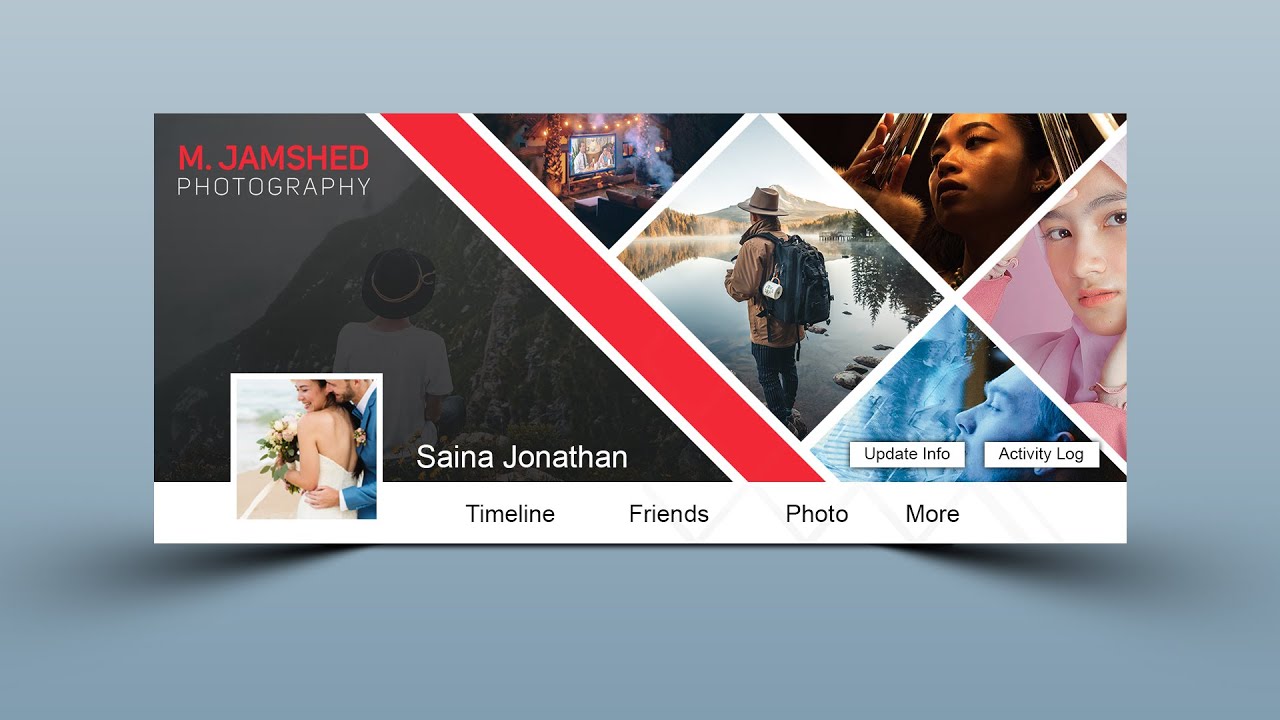 How to Create Professional Facebook Cover Photo in Photoshop CC 2020