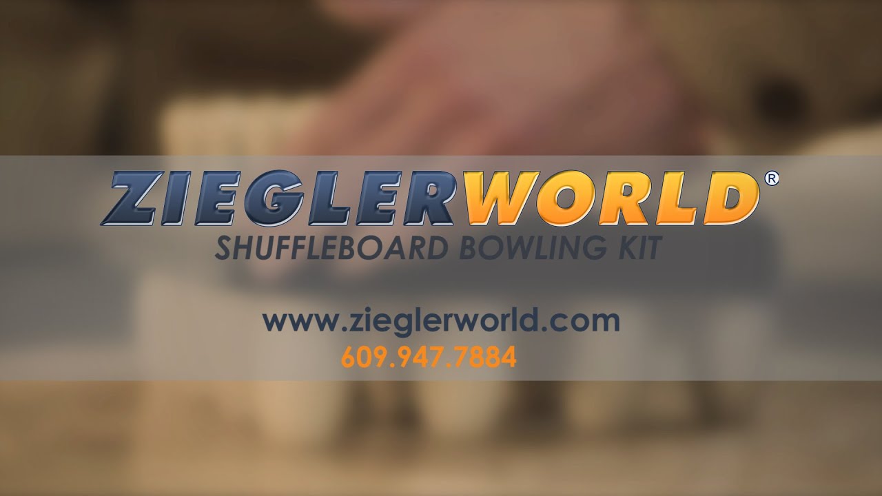 ZieglerWorld Table Shuffleboard Bowling Kit